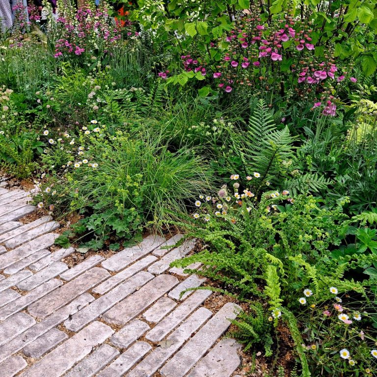 Pflanzbeet ohne Rand